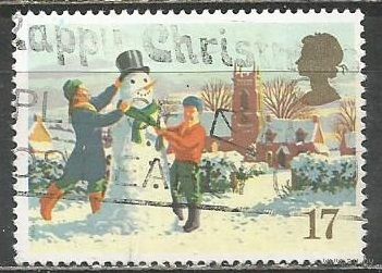 Британия. Рождество. 1990г. Mi#1300.