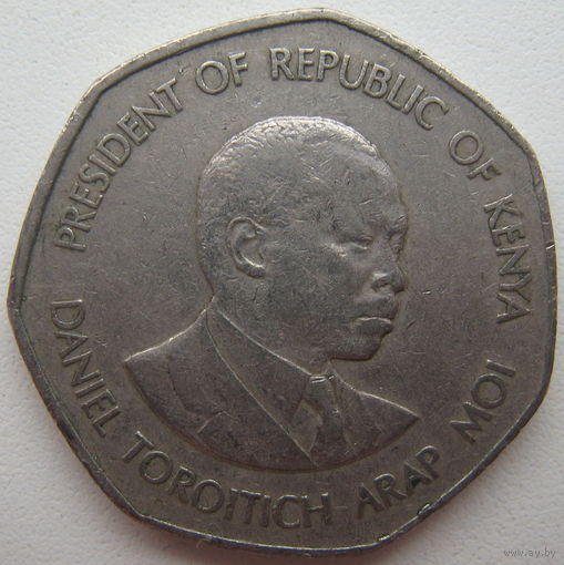 Кения 5 шиллингов 1985 г.