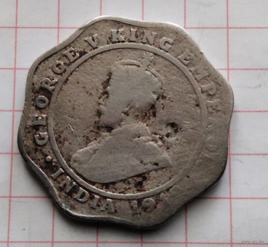 Британская Индия 4 анаа 1919г
