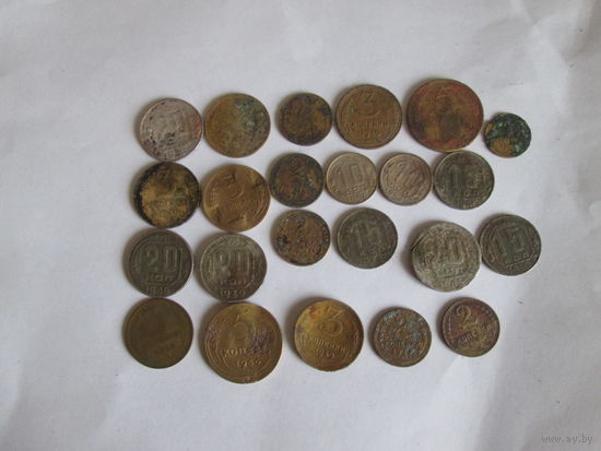 Монеты дореформенные.