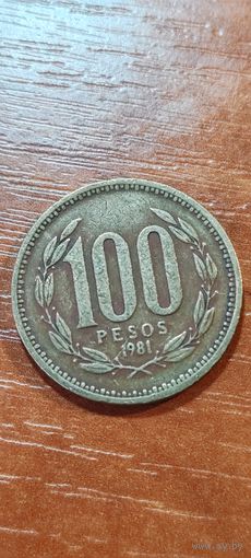 Чили 100 песос 1981