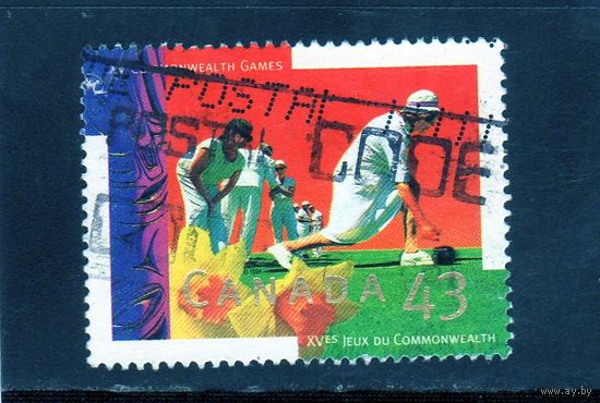 Канада.Mi:CA 1415.Спорт.XV игры Содружества. Lawn bowls. 1994.