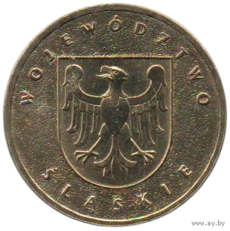 Республика Польша (III Речь Посполитая). 2 злотых 2004. Воеводства Польши. Воеводство Силезское (Шлёнское).