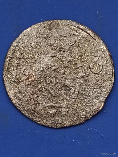 Польша. Двуденарий (2 денара) 1620г. Сигизмунд III, без мц.