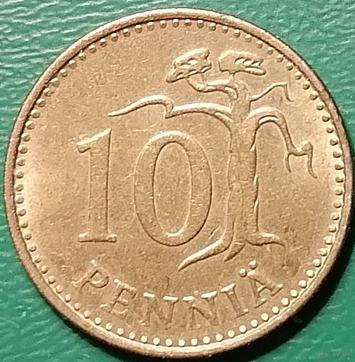 Финляндия, 10 пенни 1981 г.