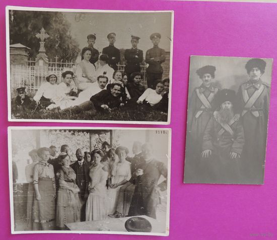 Фото до 1917 г., реплики, 3 шт.