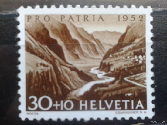 Швейцария, 1952, пейзаж**