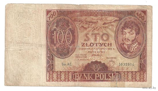 100 злотых 1932 г. Довоенная Польша
