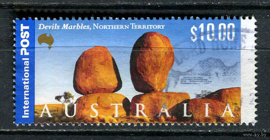 Австралия - 2000 - Шары дьявола 10.00$ - [Mi.1935] - 1 марка. Гашеная.  (Лот 2HU)-TG3P19