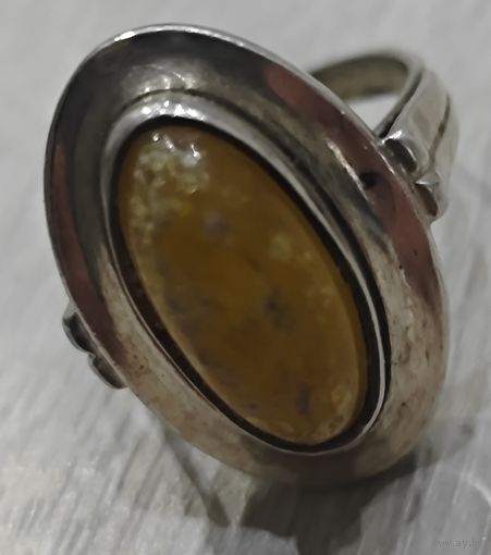 Колечко с камнем. Серебро, царизм. Мухин. 4.2гр