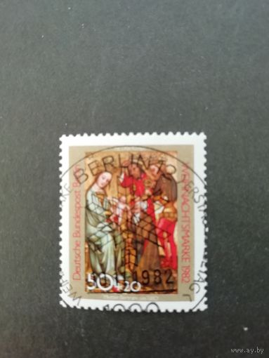 Западный Берлин 1982 Марка "Рождество" (гашеная с клеем) Mi.688 каталог 1.00 евро