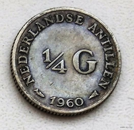 Нидерландские Антильские острова 1/4 гульдена, 1960 1-1-6