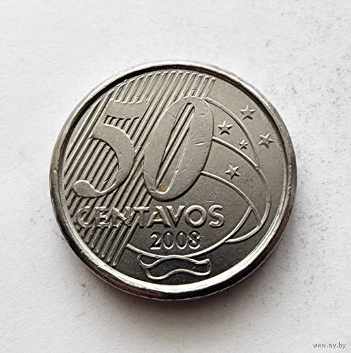 Бразилия 50 сентаво, 2008