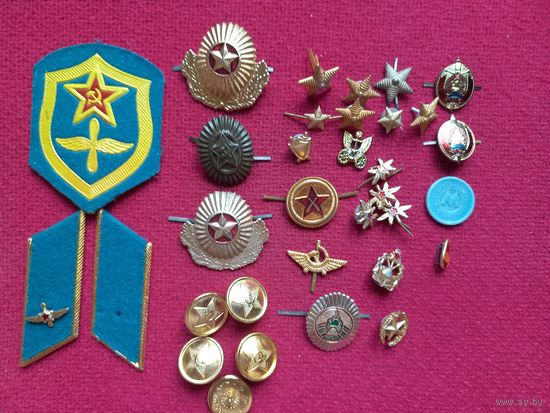 Шеврон, петлицы, пуговицы, жетон и др.