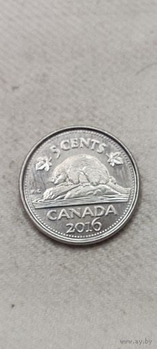 Канада 5 цент 2016