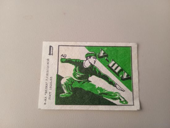 Спичечные этикетки ф.Белка. Спорт. У-шу. 1990 год