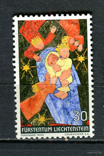 Лихтенштейн - 1972 - Рождество - [Mi. 578] - полная серия - 1 марка. MNH.  (Лот 28HF)-T41P10