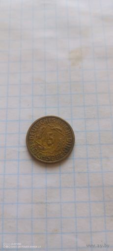 5 пфеннигов 1935 а