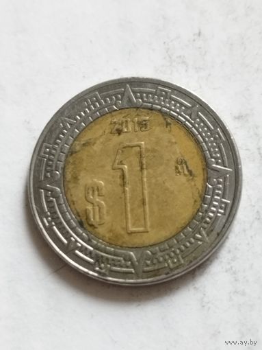 Мексика 1 песо 2015