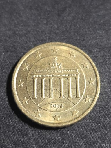 Германия 10 евроцентов 2019 J