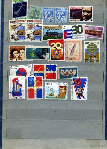 КУБА, СБОРНЫЙ ЛОТ 22 м по 10 коп шт