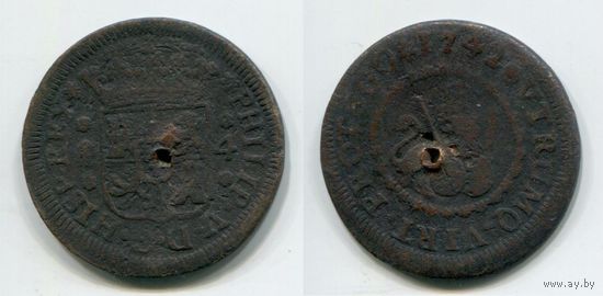 Испания. 4 мараведи (1742)