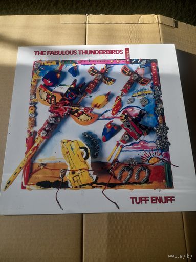 THE FABULOUS THUNDERBIRDS " TUFF ENUFF"  1986 LP JAPAN CBS/SONY 28AP-3171 NM/NM