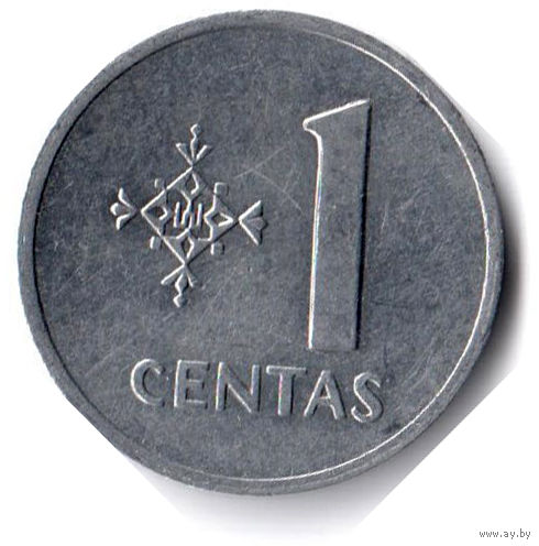 Литва. 1 цент. 1991 г.