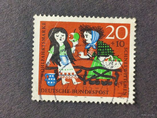 Германия 1962. Благотворительные почтовые марки - Белоснежка