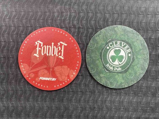 Подставка под пиво Clever Irish Pub /Минск/