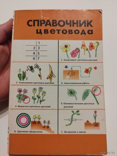 Справочник цветовода. 1984