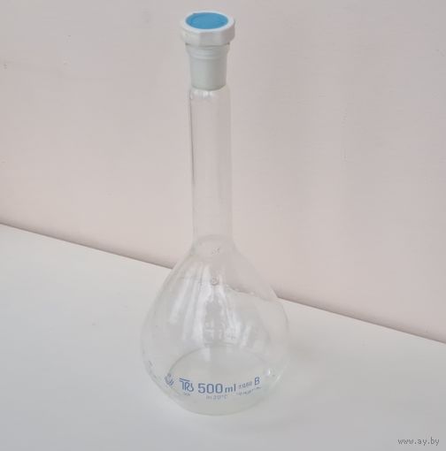 Колба Varga термостойкое стекло ГДР ХХ век 500 ml