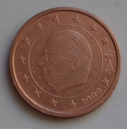 Бельгия, 2 евроцента 2000 г.