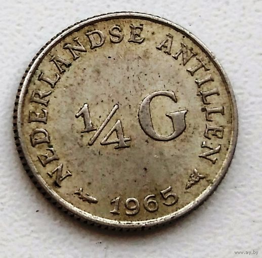 Нидерландские Антильские острова 1/4 гульдена, 1965 1-1-9