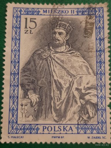 Польша 1987. Правители Польши. Mieszko II