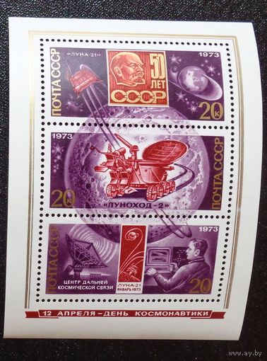 1973, апрель. День космонавтики
