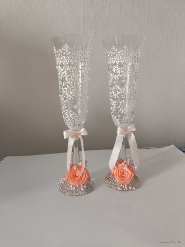Бокалы свадебные 2 шт.
