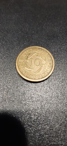 Германия 10 рентенпфеннигов 1924 А