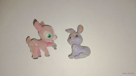 Мини игрушки зайчик, лошадка