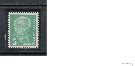ГДР-1952,(Мих.322)   **    , Стандарт, Вильгельм Пик