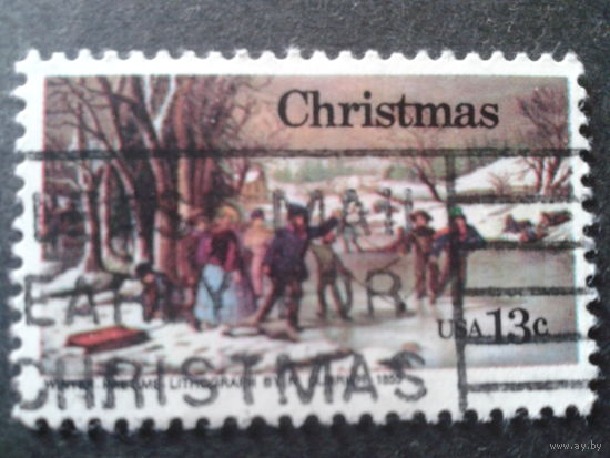 США 1976 Рождество, живопись