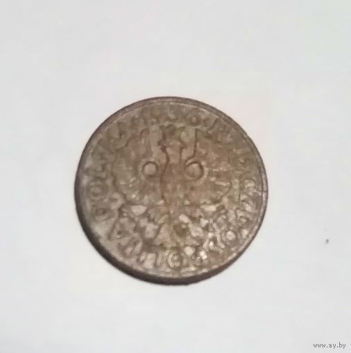 Монета Польша отличный сохран и патина