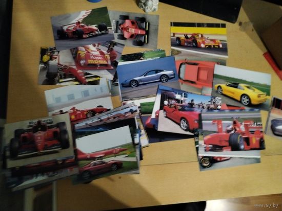 Открытки. История "Феррари" 56 шт.