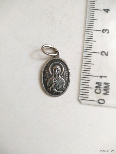 Иконка нательная именная Дарья 925