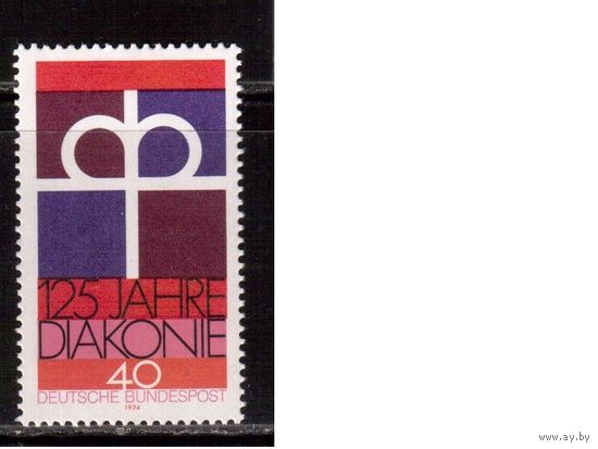 Германия(ФРГ)-1974,(Мих.810), ** , Религия