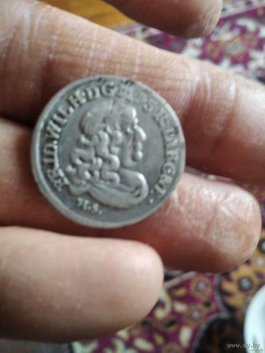 6 грошей прусия 1682 годла