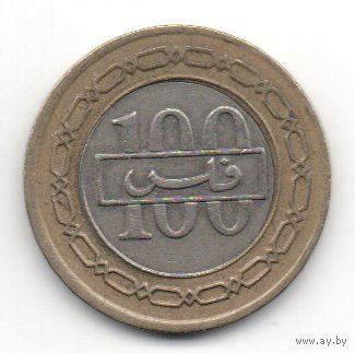 ГОСУДАРСТВО БАХРЕЙН. 100 ФИЛС 1992. БИМЕТАЛЛ