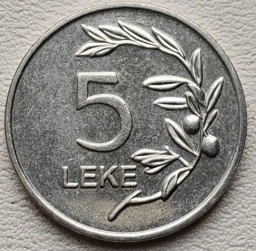 Албания 5 лек 2014