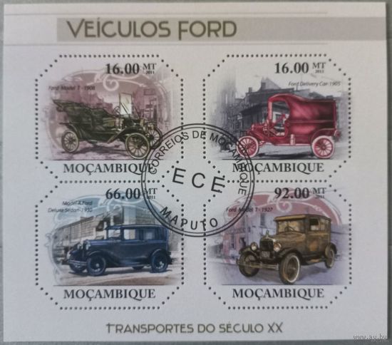 Мозамбик. 2011г. Автомобили.