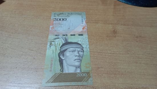 2000 боливаров 18,08,2016  Венесуэлы * 81684918